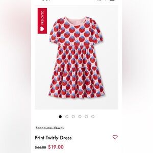 Hanna Andersson Print Twirly Dress, size 8